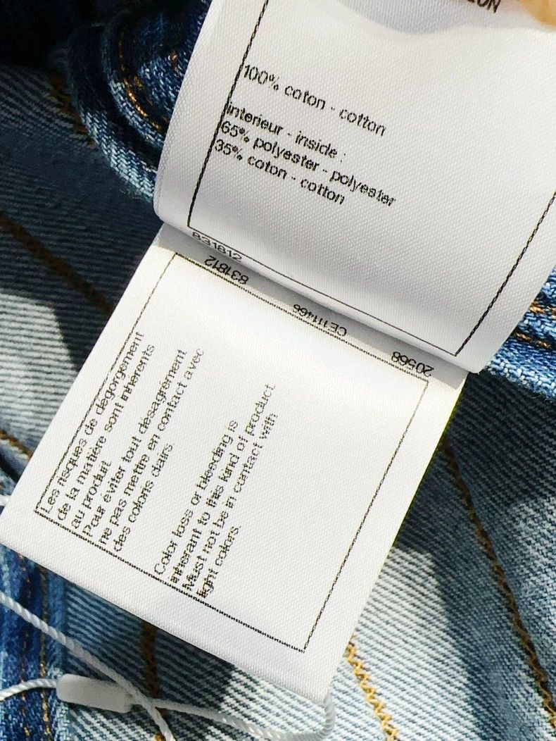 Chanel Chanel Blue Denim Jacket with Sailor Collar - dmc Size US XS / EU 42 / 0 - 8 Thumbnail