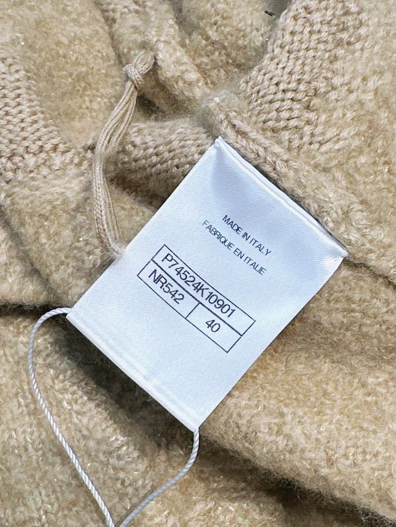 Chanel Chanel Beige Long Sleeve Knit Cardigan - dmc Size US L / EU 52-54 / 3 - 5 Thumbnail