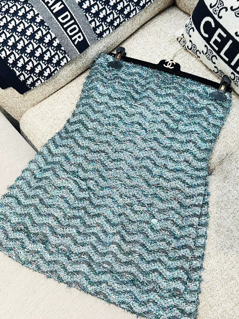 Chanel Chanel 18S Waterfall Shimmering Strapless Top - dmc Size US S / EU 44-46 / 1 - 2 Thumbnail