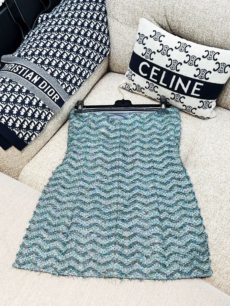 Chanel Chanel 18S Waterfall Shimmering Strapless Top - dmc Size US S / EU 44-46 / 1 - 3 Thumbnail