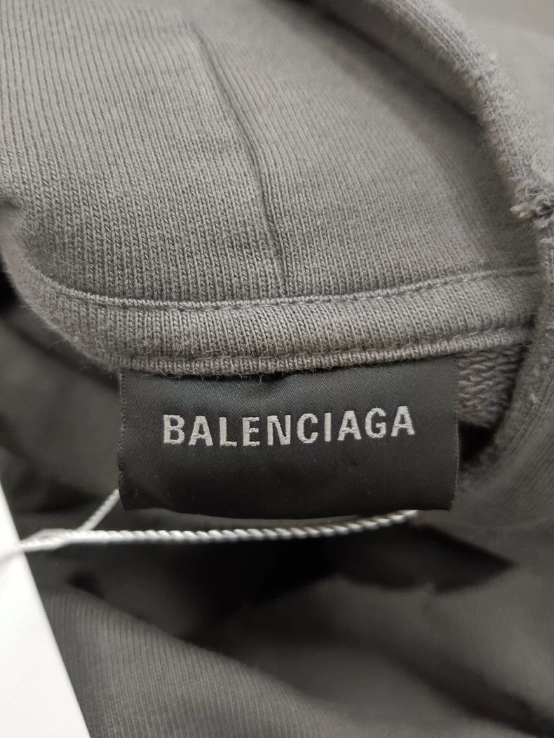 Balenciaga Balenciaga Logo Print Hooded Sweatshirt - dmc Size US M / EU 48-50 / 2 - 3 Thumbnail