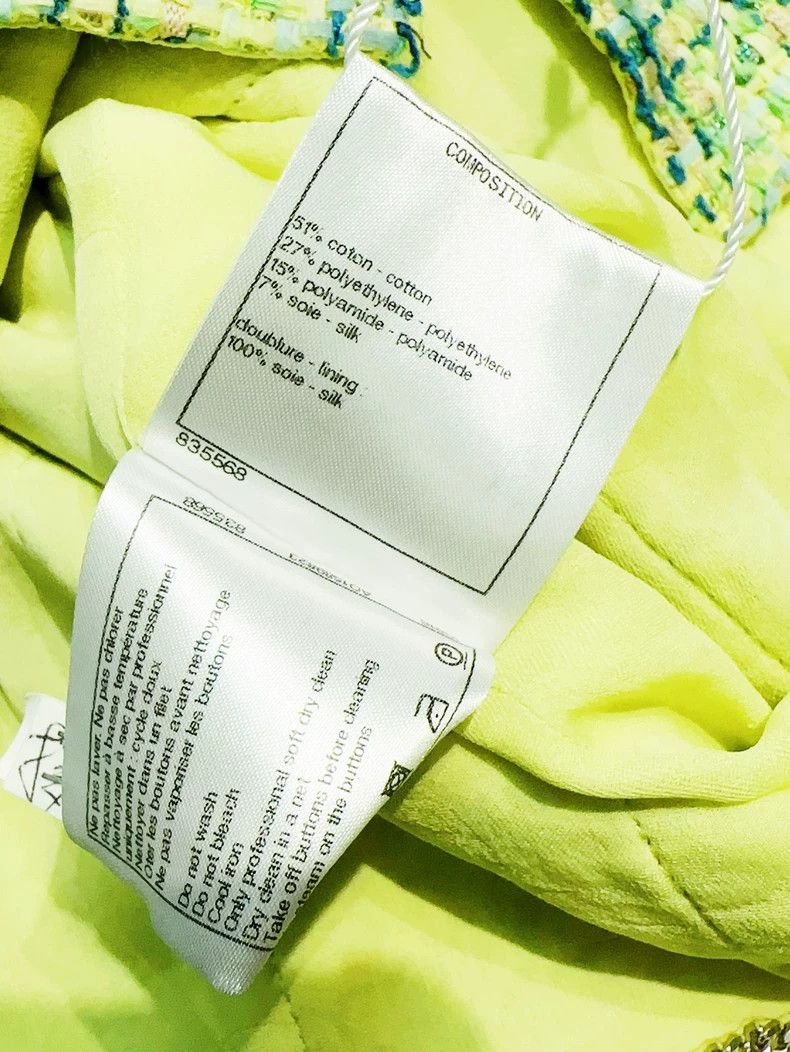 Chanel Chanel Green Woven Long Sleeve Jacket - dmc Size US M / EU 48-50 / 2 - 7 Thumbnail