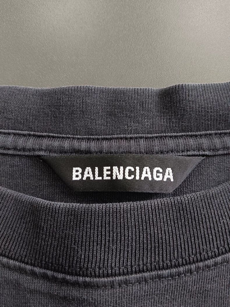 Balenciaga Balenciaga Logo Print Short Sleeve T-Shirt - dmc Size US M / EU 48-50 / 2 - 3 Thumbnail