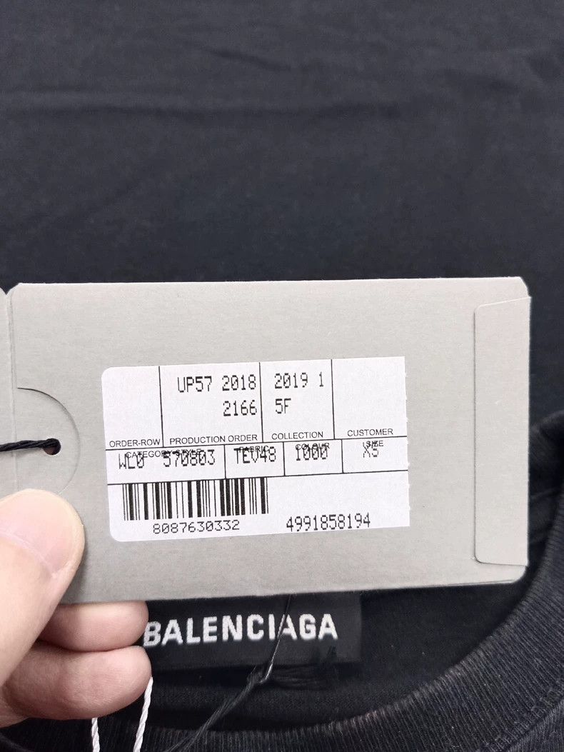 Balenciaga Balenciaga Letter Print Short Sleeve T-Shirt - dmc Size US XS / EU 42 / 0 - 4 Thumbnail