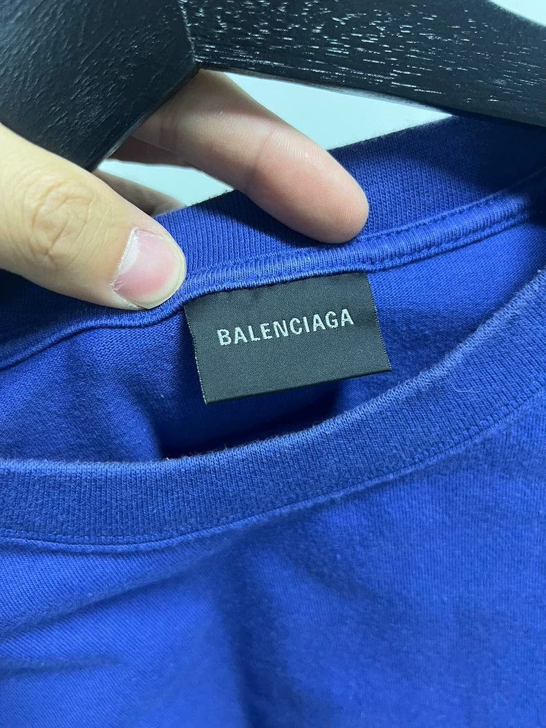 Balenciaga Balenciaga Reversed Logo Short Sleeve T-Shirt - dmc Size US M / EU 48-50 / 2 - 3 Thumbnail