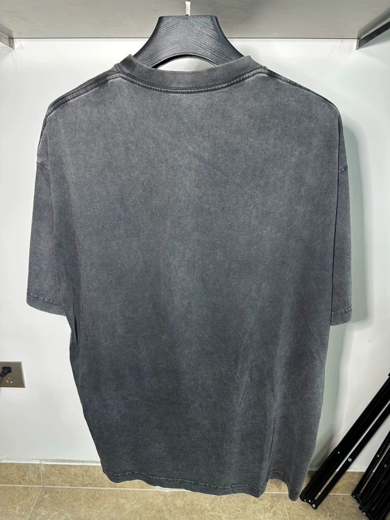 Balenciaga Balenciaga 1917 Wheat Ear Logo Distressed Short-Sleeve T-Shirt - dmc Size US L / EU 52-54 / 3 - 2 Thumbnail