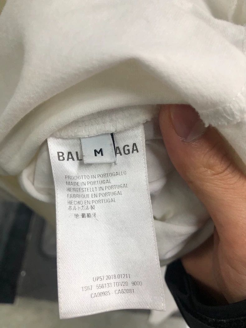 Balenciaga Balenciaga I Love Techno Embroidered Tee - dmc Size US M / EU 48-50 / 2 - 3 Thumbnail