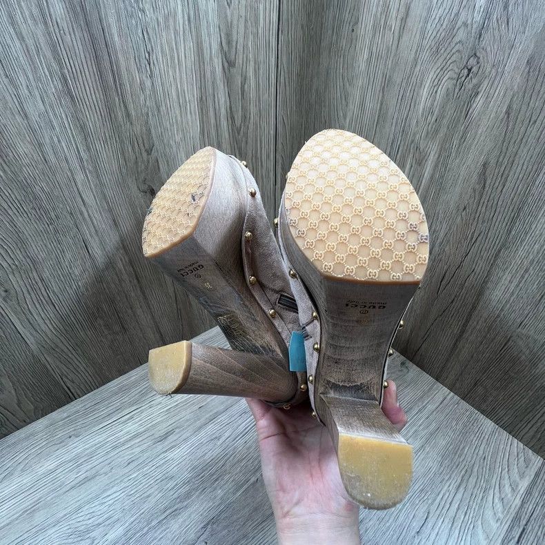 Gucci Gucci Shearling High-Heel Boots - dmc Size US 5 / EU 37 - 5 Thumbnail