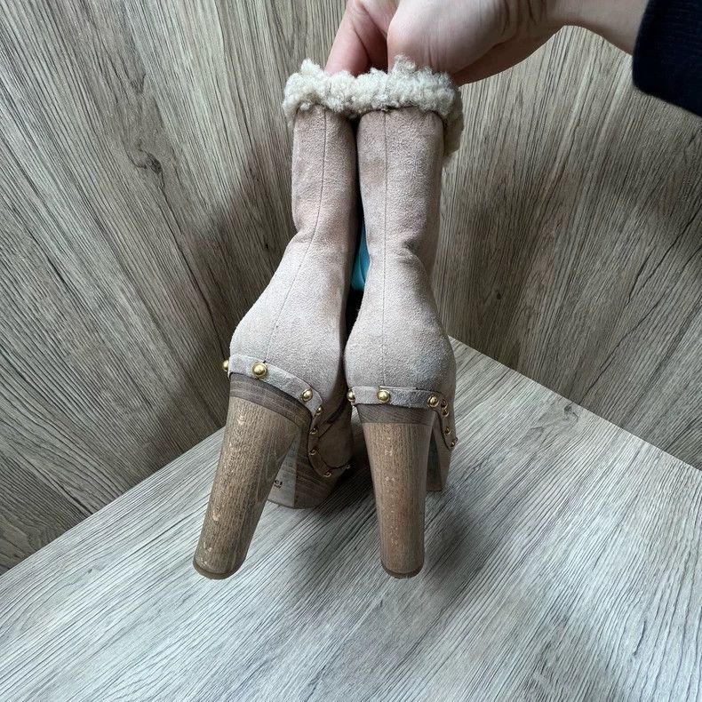 Gucci Gucci Shearling High-Heel Boots - dmc Size US 5 / EU 37 - 2 Thumbnail