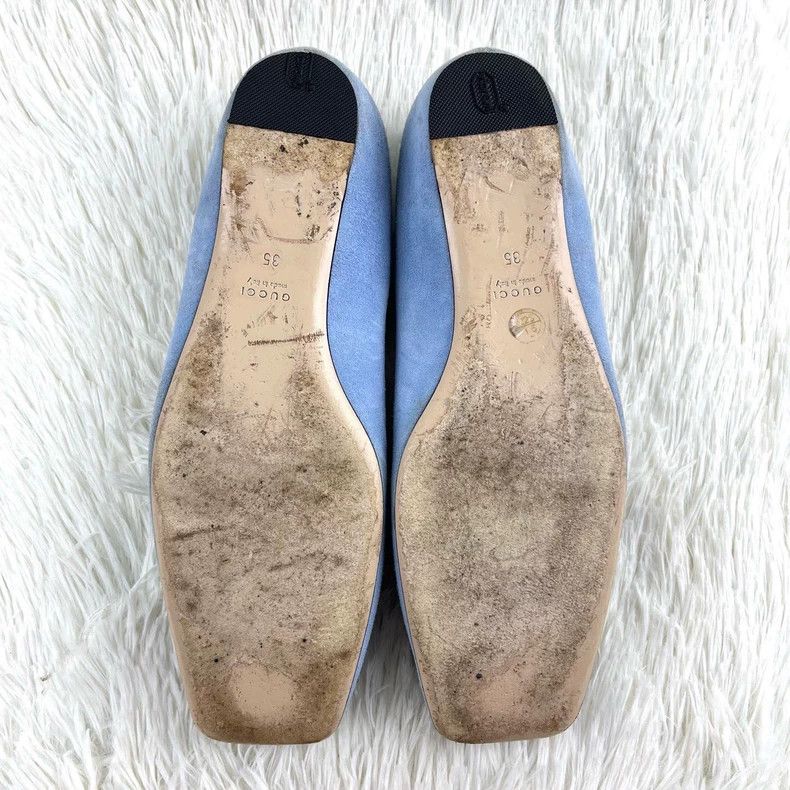 Gucci Gucci Dionysus Blue Velvet Flats - dmc Size US 5 / EU 37 - 7 Thumbnail