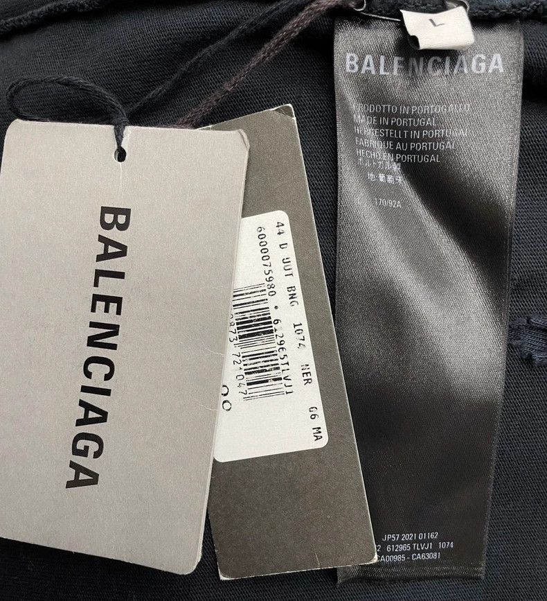 Balenciaga Balenciaga BB Scissors Short Sleeve Tee - dmc Size US L / EU 52-54 / 3 - 6 Thumbnail