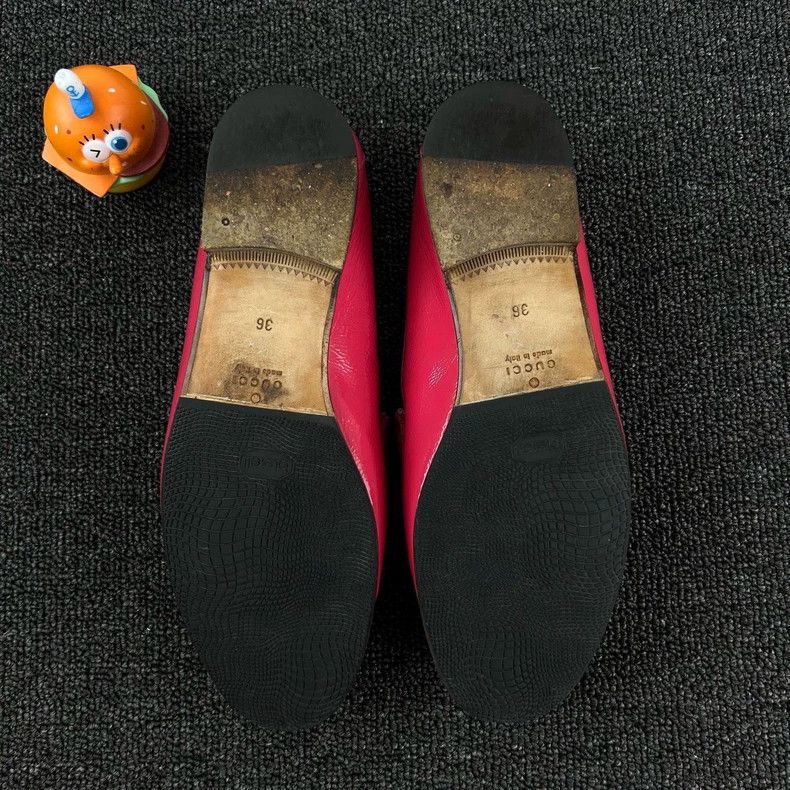 Gucci Gucci Patent Leather Loafers with Horsebit - dmc Size US 5 / EU 37 - 6 Thumbnail