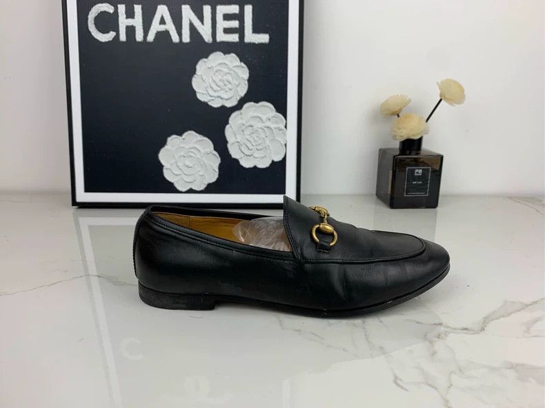Gucci Gucci Horsebit Black Leather Loafers - dmc Size US 5 / EU 37 - 3 Thumbnail