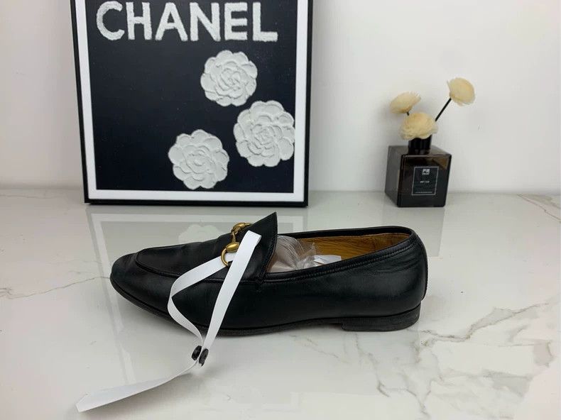 Gucci Gucci Horsebit Black Leather Loafers - dmc Size US 5 / EU 37 - 5 Thumbnail