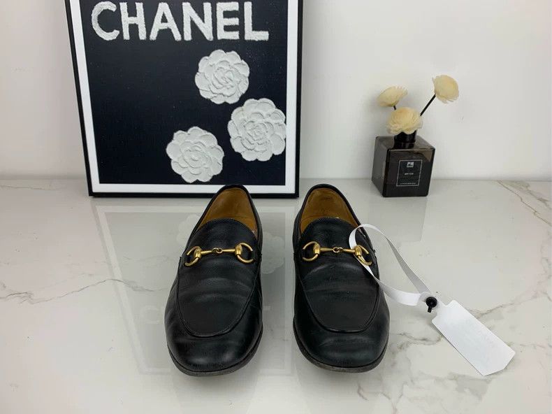 Gucci Gucci Horsebit Black Leather Loafers - dmc Size US 5 / EU 37 - 2 Thumbnail