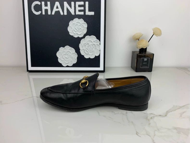Gucci Gucci Horsebit Black Leather Loafers - dmc Size US 5 / EU 37 - 6 Thumbnail