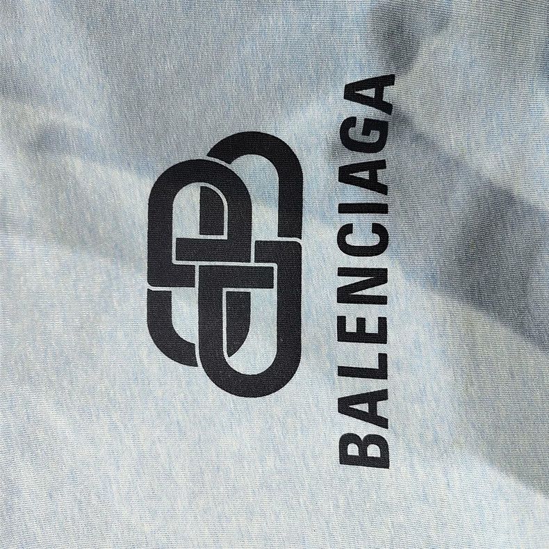 Balenciaga Balenciaga Blue Short Sleeve T-shirt - dmc Size US XXS / EU 40 - 3 Thumbnail