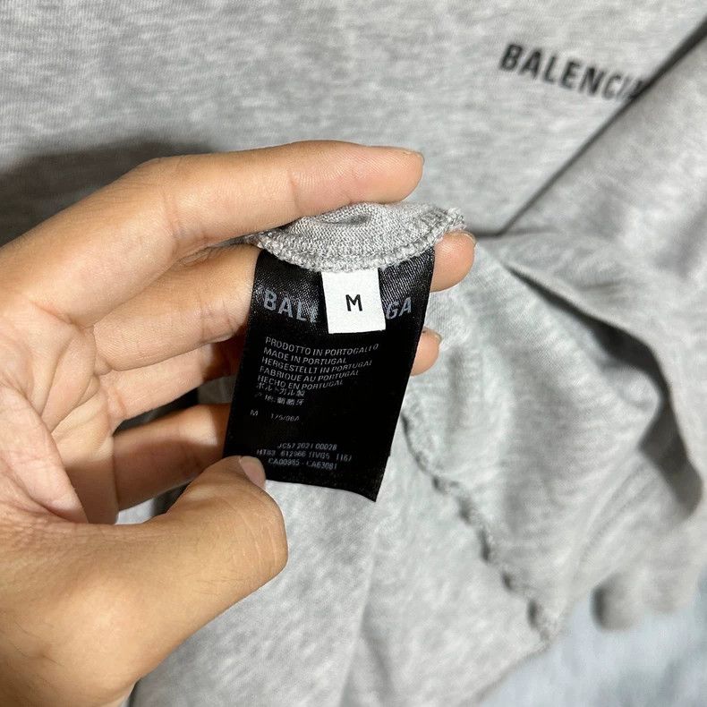 Balenciaga Balenciaga Front and Back Logo Short-Sleeve T-Shirt - dmc Size US M / EU 48-50 / 2 - 5 Thumbnail