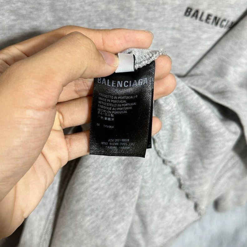 Balenciaga Balenciaga Front and Back Logo Short-Sleeve T-Shirt - dmc Size US M / EU 48-50 / 2 - 6 Thumbnail