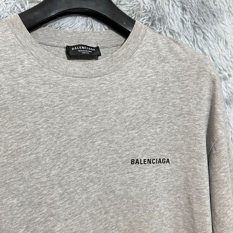 Balenciaga Balenciaga Front and Back Logo Short-Sleeve T-Shirt - dmc Size US M / EU 48-50 / 2 - 3 Thumbnail