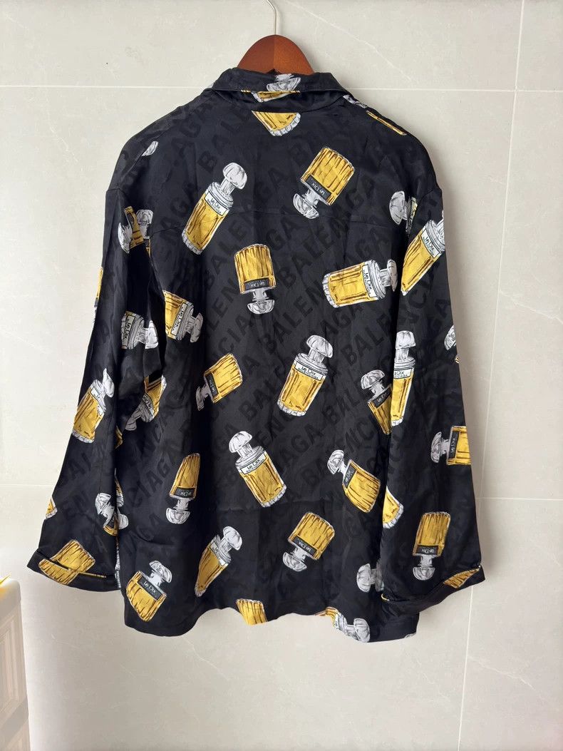 Balenciaga Balenciaga All-Over Print Button-Up Shirt - dmc Size US M / EU 48-50 / 2 - 3 Thumbnail