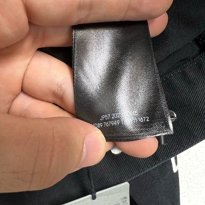 Balenciaga Balenciaga Distressed Denim Jacket with Logo - dmc Size US XL / EU 56 / 4 - 7 Thumbnail