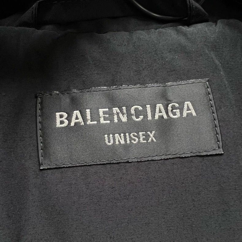 Balenciaga Balenciaga Black Coach Jacket with Logo - dmc Size US M / EU 48-50 / 2 - 3 Thumbnail