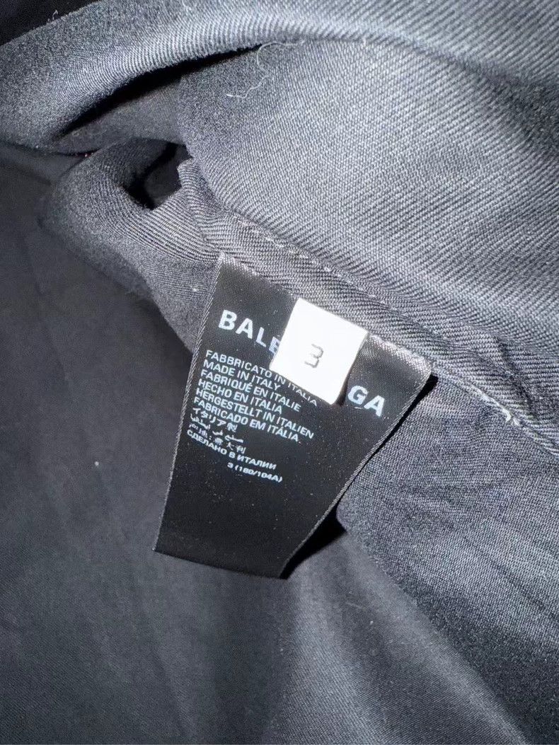 Balenciaga Balenciaga Black Logo Print Shirt - dmc Size US M / EU 48-50 / 2 - 4 Thumbnail