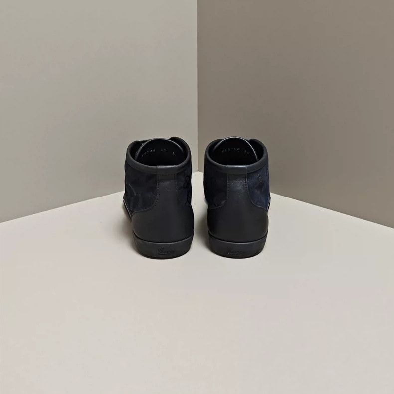 Gucci Gucci High-Top Printed Sneakers - dmc Size US 5 / EU 37 - 3 Thumbnail