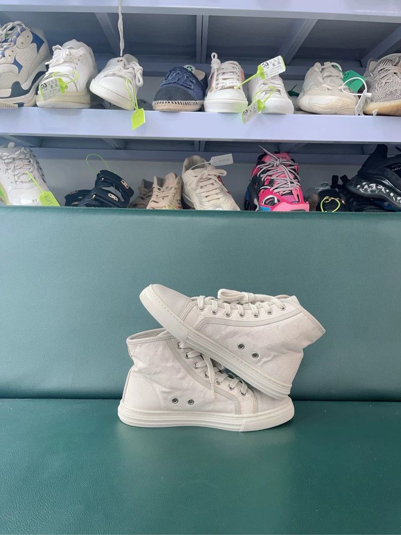 Gucci Gucci High-Top Sneakers - dmc Size US 5 / EU 37 - 5 Thumbnail