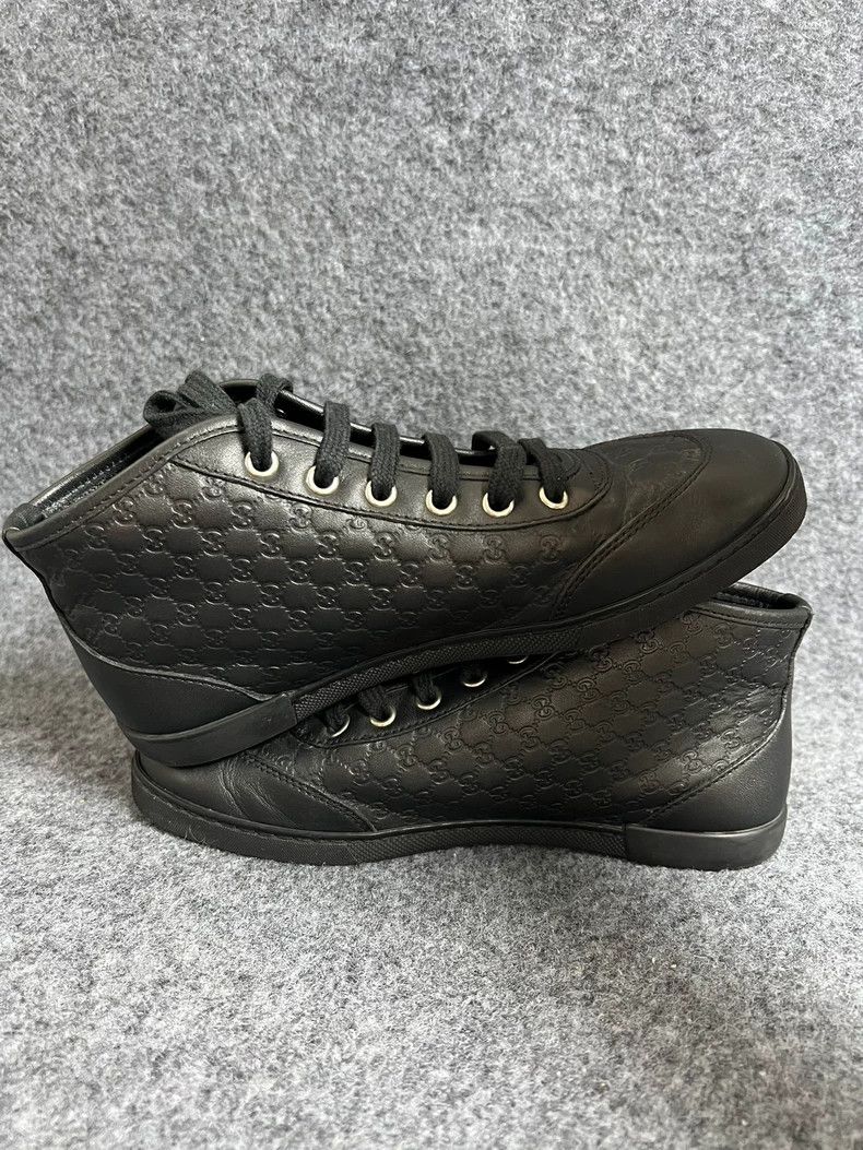 Gucci Gucci Quilted Leather High-Top Sneakers - dmc Size US 5 / EU 37 - 7 Thumbnail