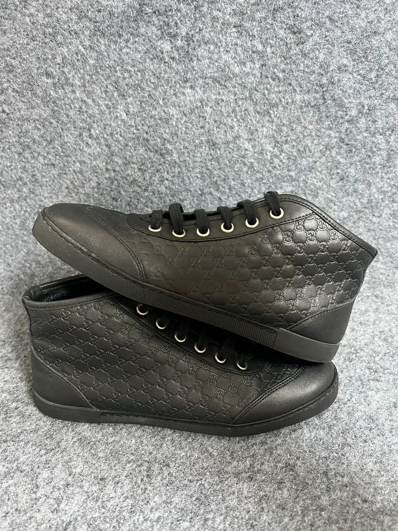 Gucci Gucci Quilted Leather High-Top Sneakers - dmc Size US 5 / EU 37 - 6 Thumbnail