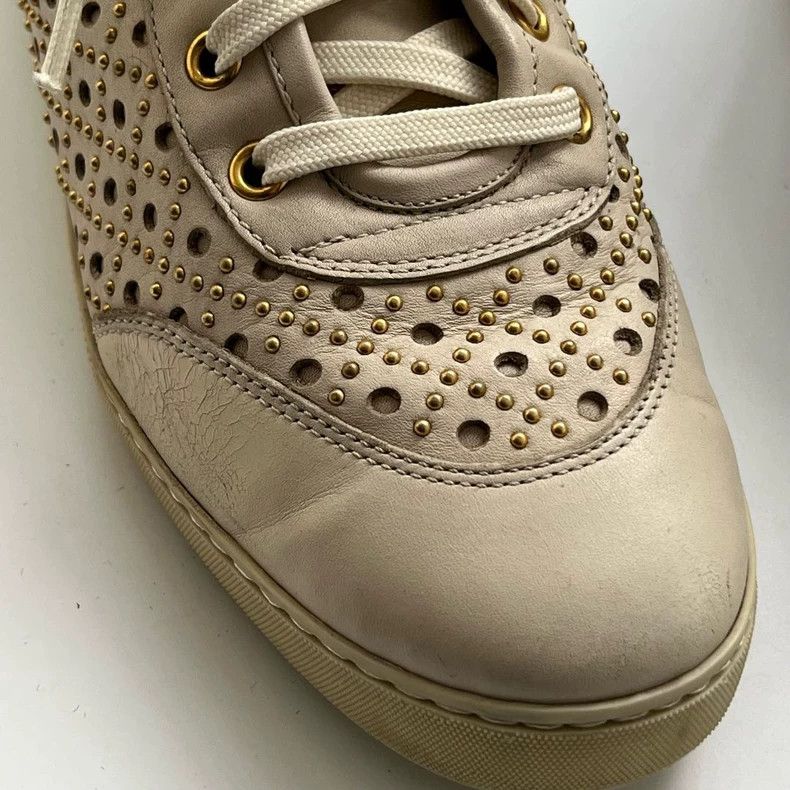 Gucci Gucci Perforated Leather High-Top Sneakers - dmc Size US 7.5 / EU 40-41 - 6 Thumbnail