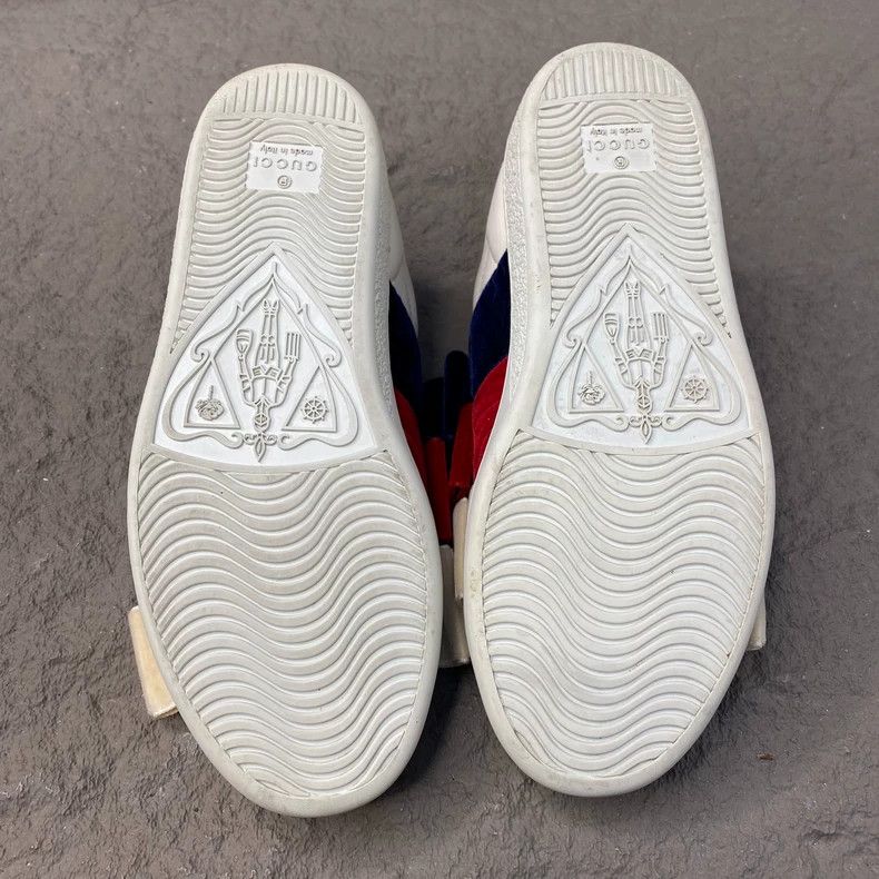 Gucci Gucci Bee Bow Slip-On Sneakers - dmc Size US 5 / EU 37 - 6 Thumbnail