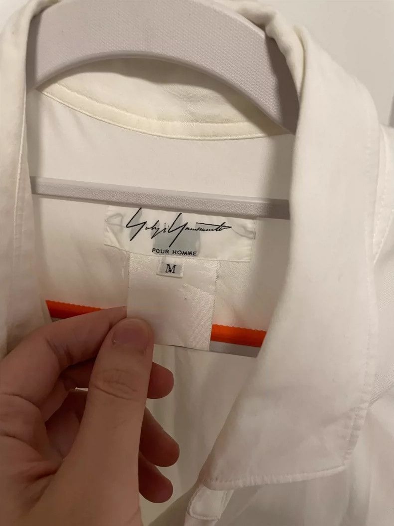 Yohji Yamamoto Yohji Yamamoto White Oversized Shirt - dmc Size US M / EU 48-50 / 2 - 3 Thumbnail
