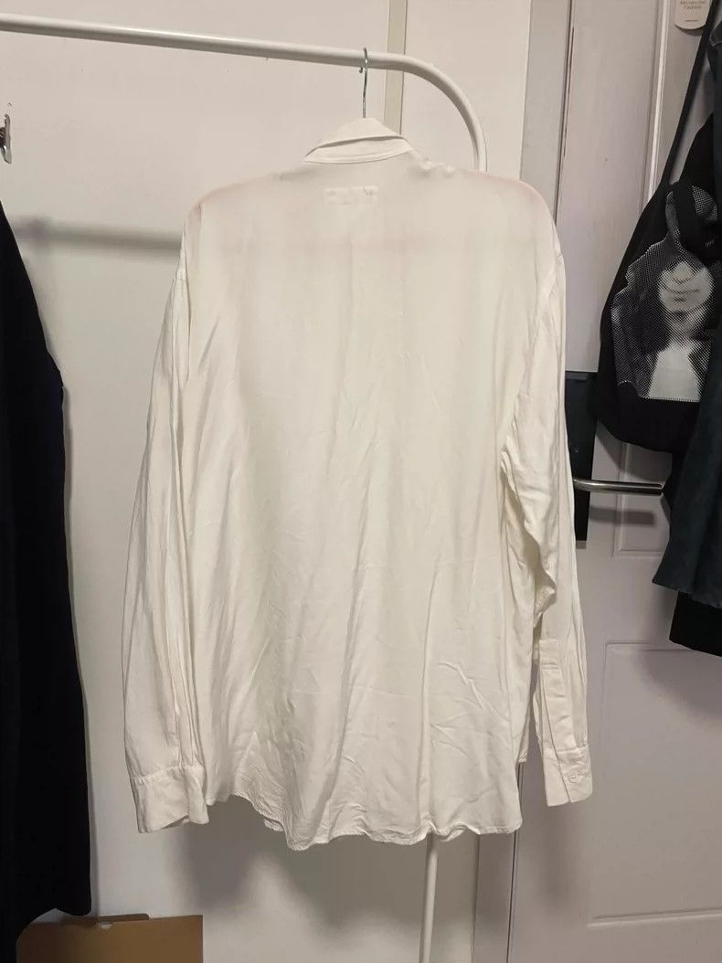 Yohji Yamamoto Yohji Yamamoto White Oversized Shirt - dmc Size US M / EU 48-50 / 2 - 2 Thumbnail
