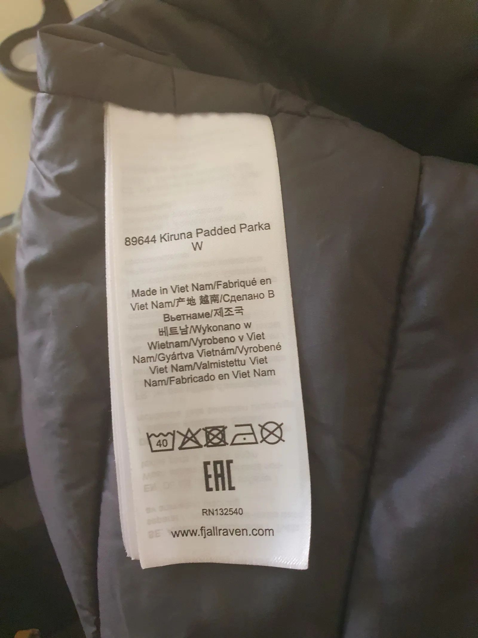 Fjallraven Fjällräven Kiruna padded parka Jacket Size XS / US 0-2 / IT 36-38 - 3 Thumbnail
