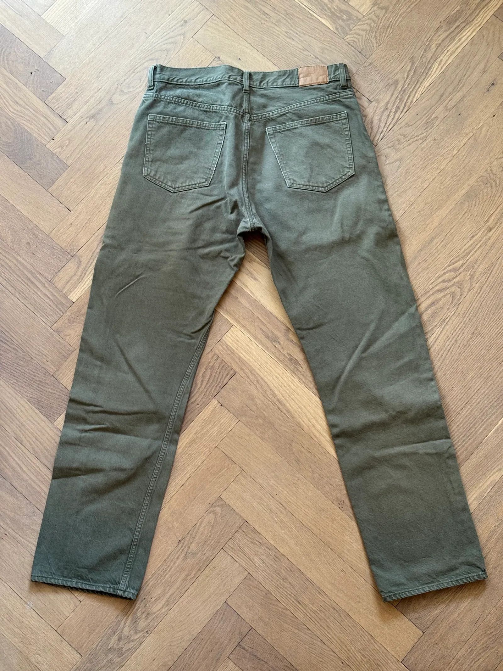 Weekday Weekday Space Relaxed Straight Jeans Pants Size 31" - 3 Thumbnail