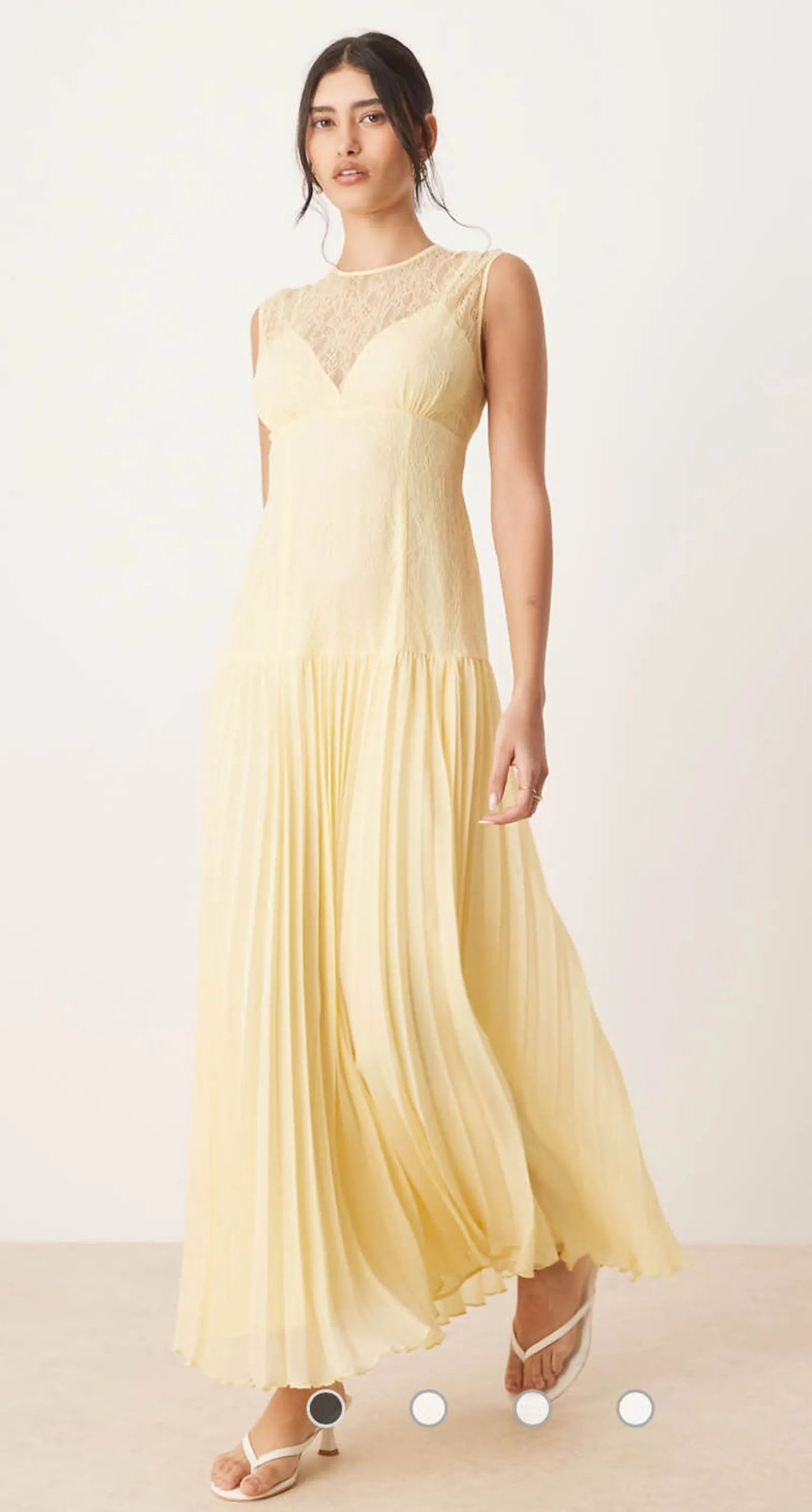 Asos Asos Asos Design. Butter yellow Dress Size XS / US 0-2 / IT 36-38 - 5 Thumbnail