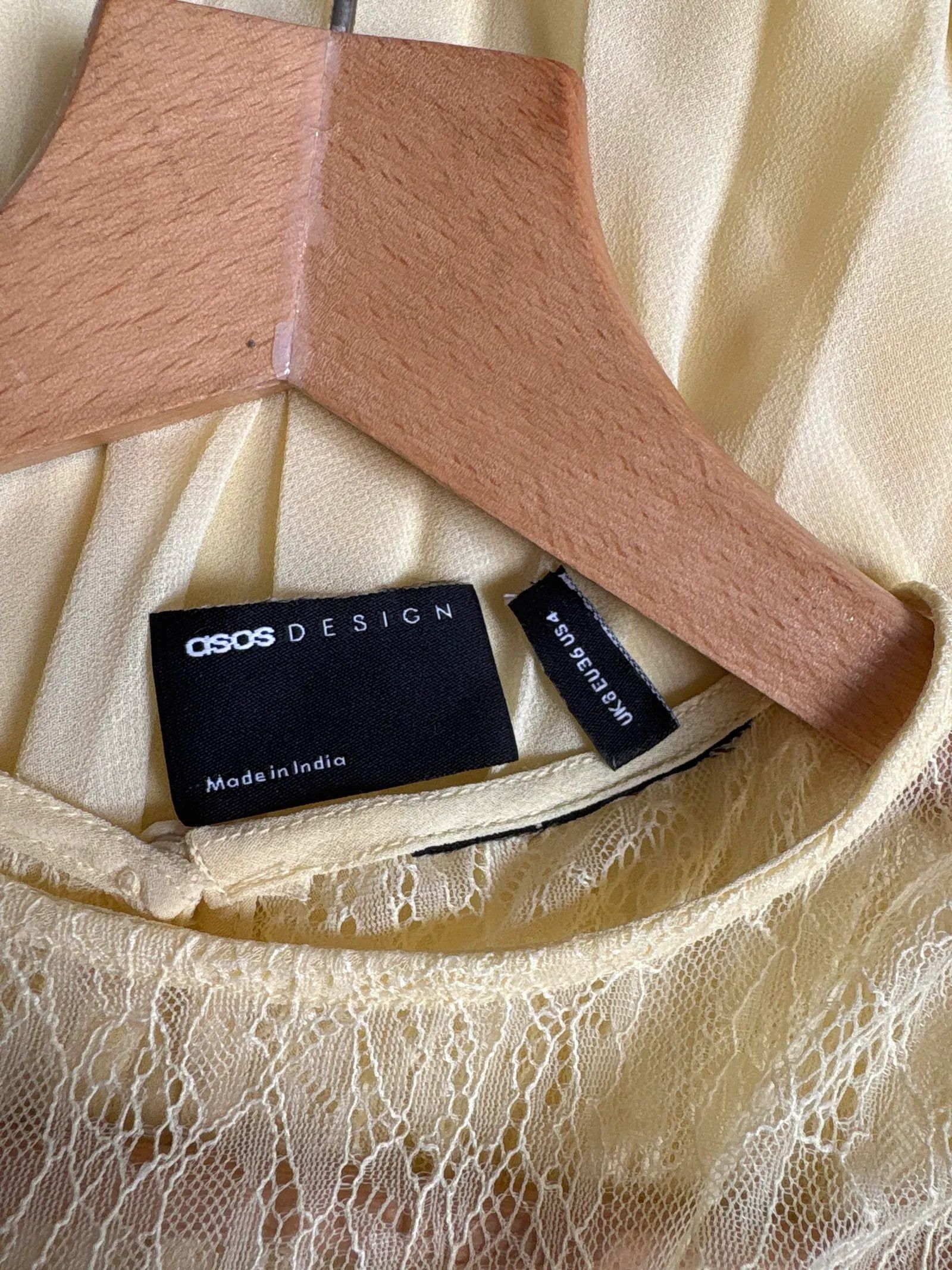 Asos Asos Asos Design. Butter yellow Dress Size XS / US 0-2 / IT 36-38 - 2 Thumbnail