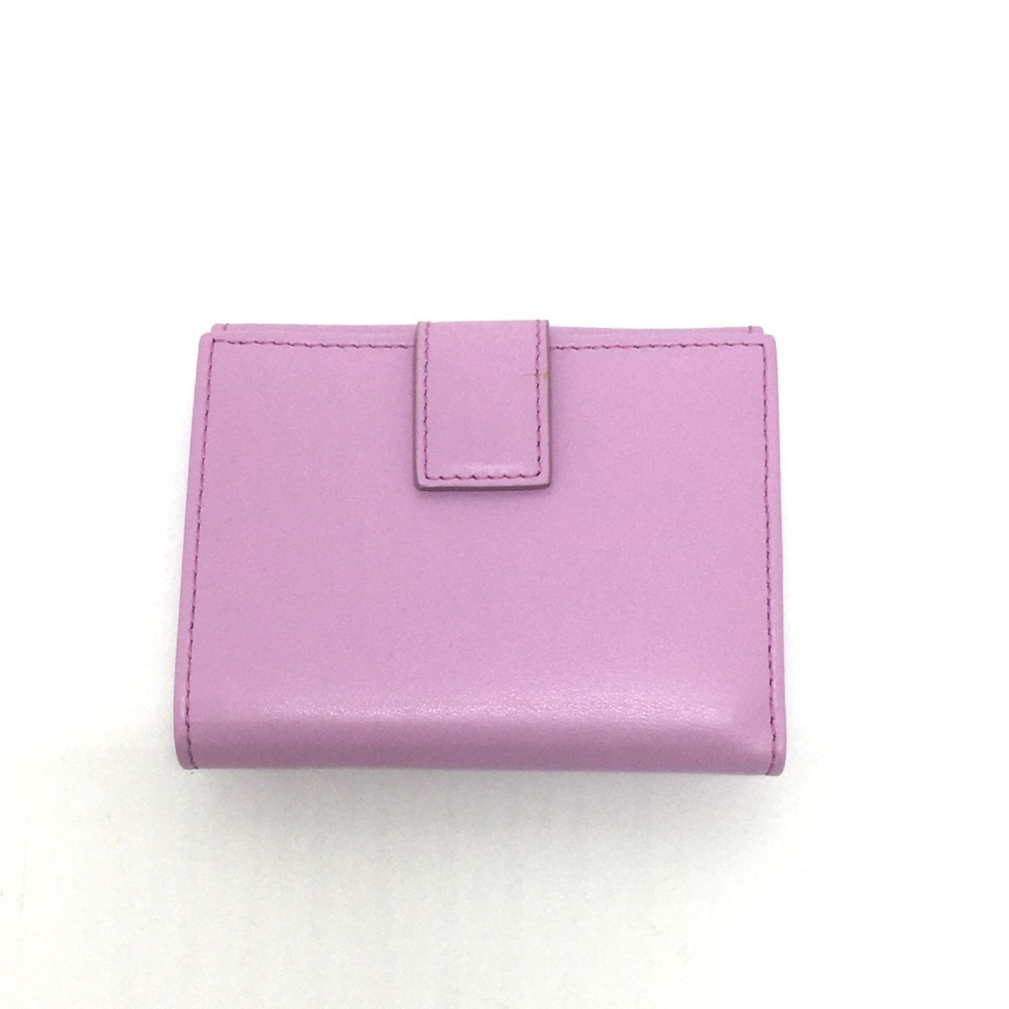 Salvatore Ferragamo Salvatore Ferragamo Gancini bifold wallet in purple leather for women Size ONE SIZE - 2 Thumbnail