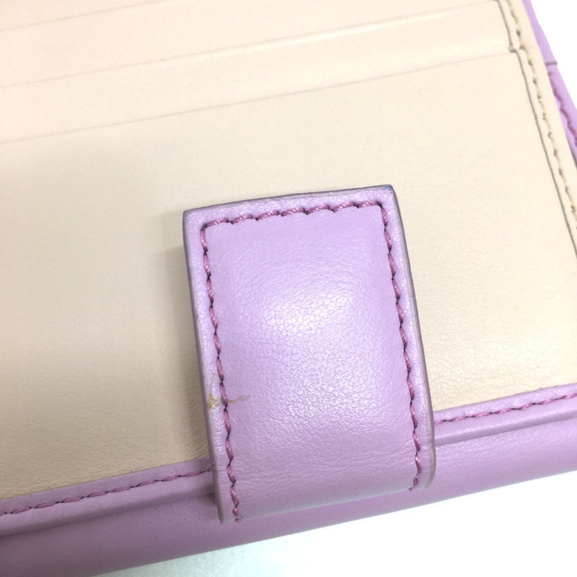 Salvatore Ferragamo Salvatore Ferragamo Gancini bifold wallet in purple leather for women Size ONE SIZE - 4 Thumbnail