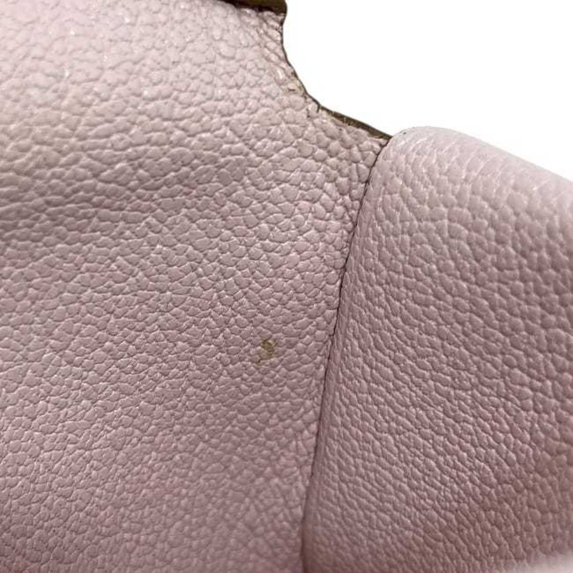 Hermes Hermes Hermès Calvi Duo bifold wallet f-23964 in pink mauve pale leather with a coin purse and Chevre Mysore U stamp. 2022. This compact, is perfect for carrying your belongings. Size ONE SIZE - 10 Thumbnail