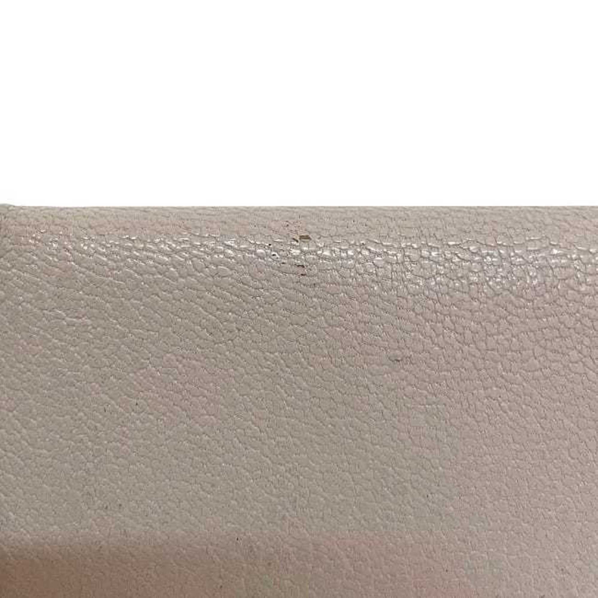 Hermes Hermes Hermès Calvi Duo bifold wallet f-23964 in pink mauve pale leather with a coin purse and Chevre Mysore U stamp. 2022. This compact, is perfect for carrying your belongings. Size ONE SIZE - 8 Thumbnail
