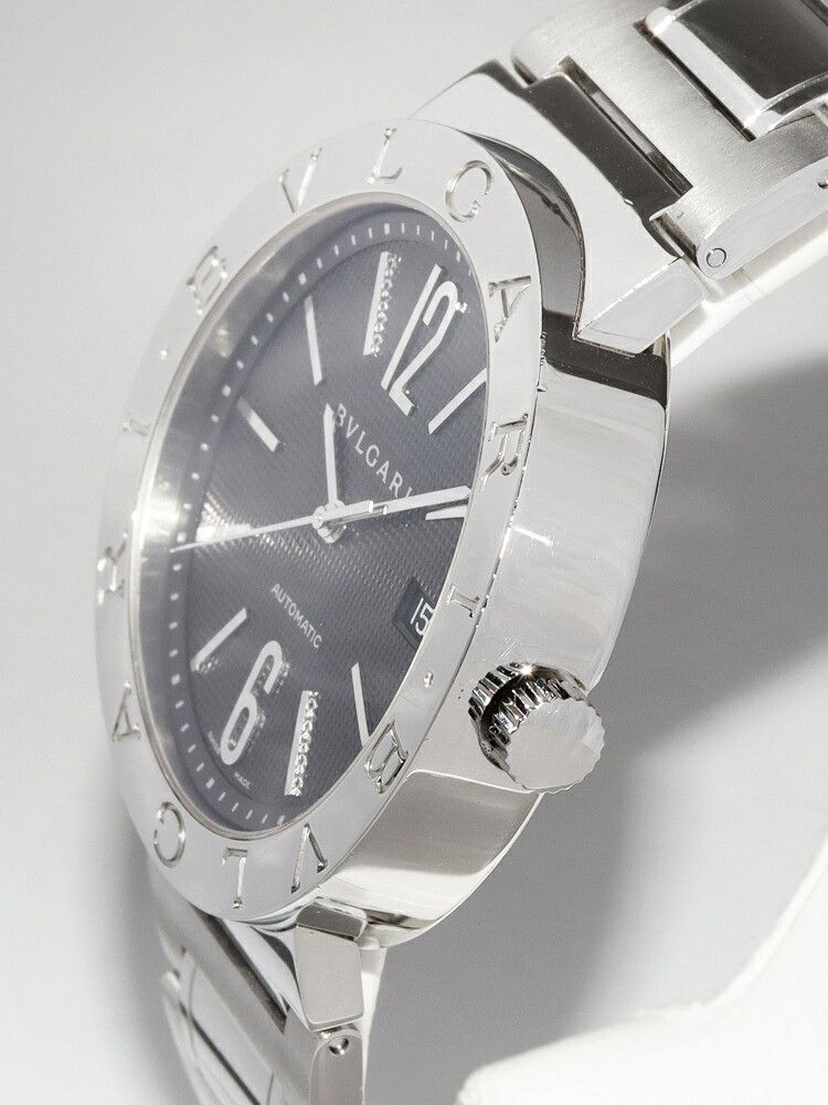Bvlgari Bvlgari Bvlgari Black Dial Bvlgari Bvlgari Automatic Watch BB42SSAUTO Metal Automatic BB42SSAUTO Size ONE SIZE - 4 Thumbnail