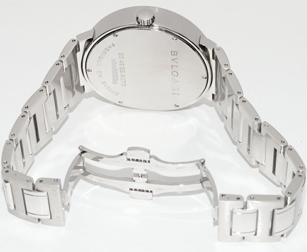 Bvlgari Bvlgari Bvlgari Black Dial Bvlgari Bvlgari Automatic Watch BB42SSAUTO Metal Automatic BB42SSAUTO Size ONE SIZE - 2 Thumbnail