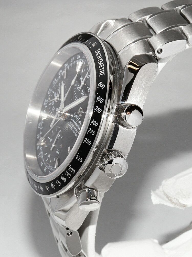 Omega Omega Omega Black Dial Speedmaster Automatic Watch 3220.50 Metal Automatic 3220.50 Size ONE SIZE - 3 Thumbnail