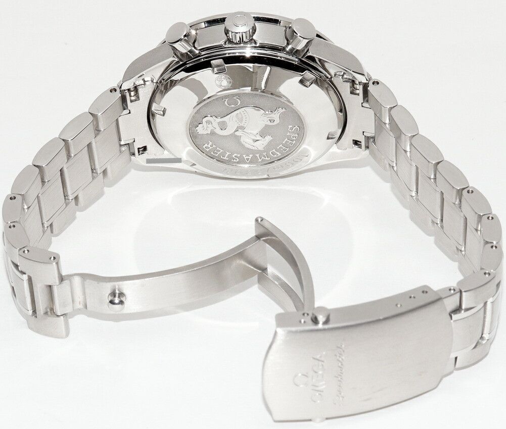 Omega Omega Omega Black Dial Speedmaster Automatic Watch 3220.50 Metal Automatic 3220.50 Size ONE SIZE - 2 Thumbnail