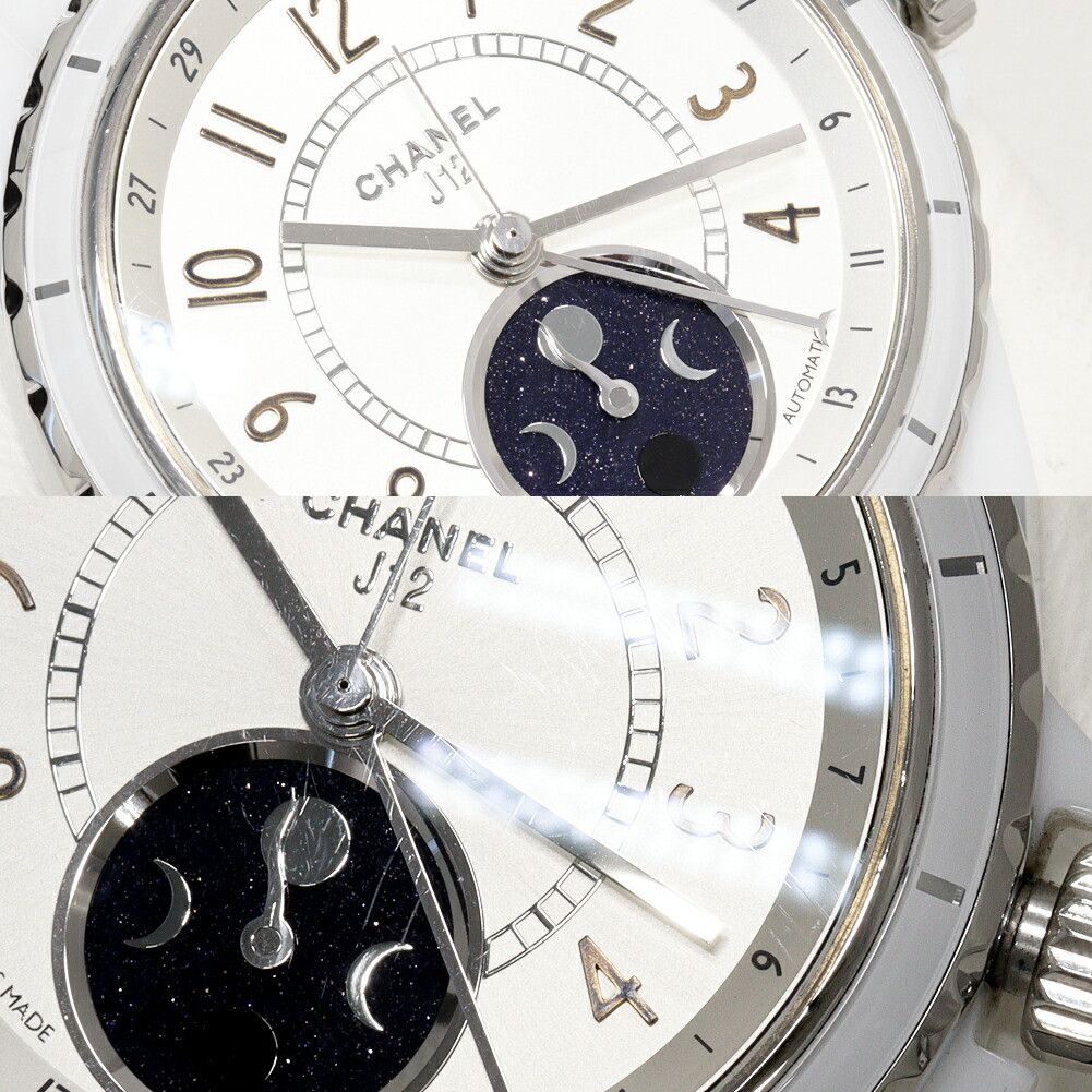 Chanel Chanel Chanel Silver Dial J12 Watch H3404 Ceramic Automatic H3404 Size ONE SIZE - 6 Thumbnail