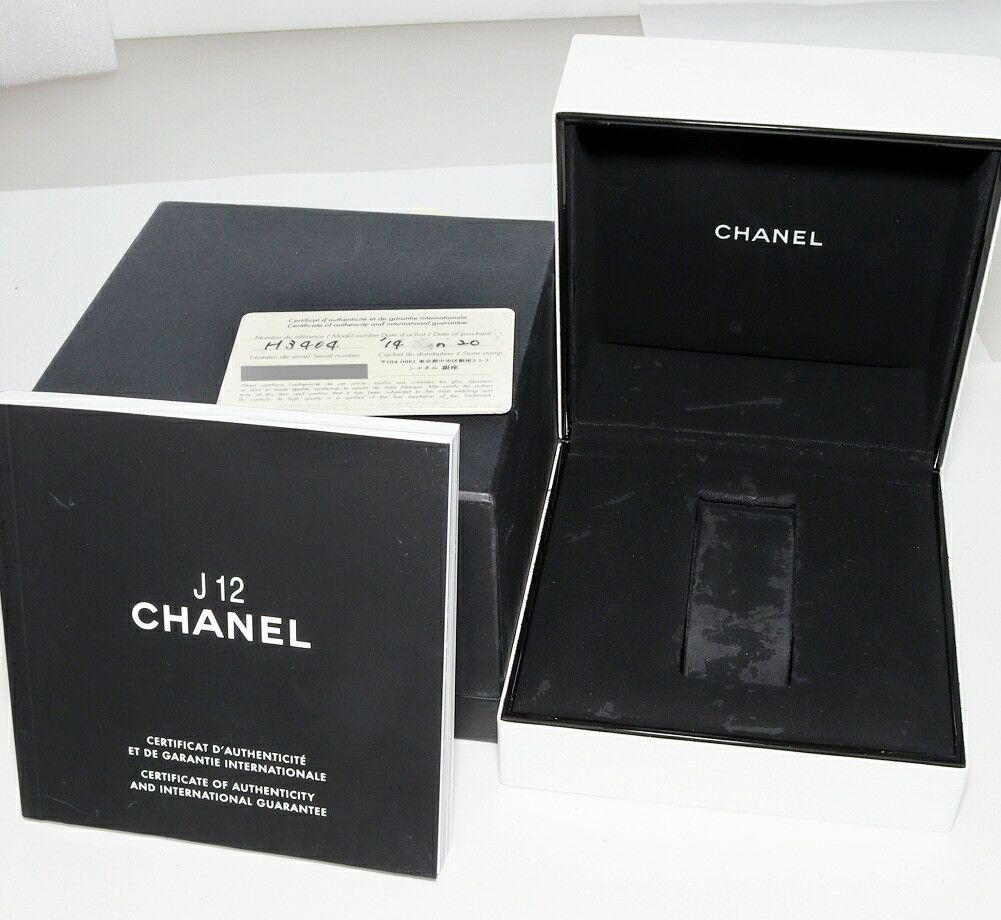 Chanel Chanel Chanel Silver Dial J12 Watch H3404 Ceramic Automatic H3404 Size ONE SIZE - 3 Thumbnail